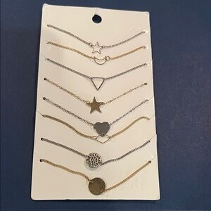 H&M Gold and Silver Mixed Bracelet Set